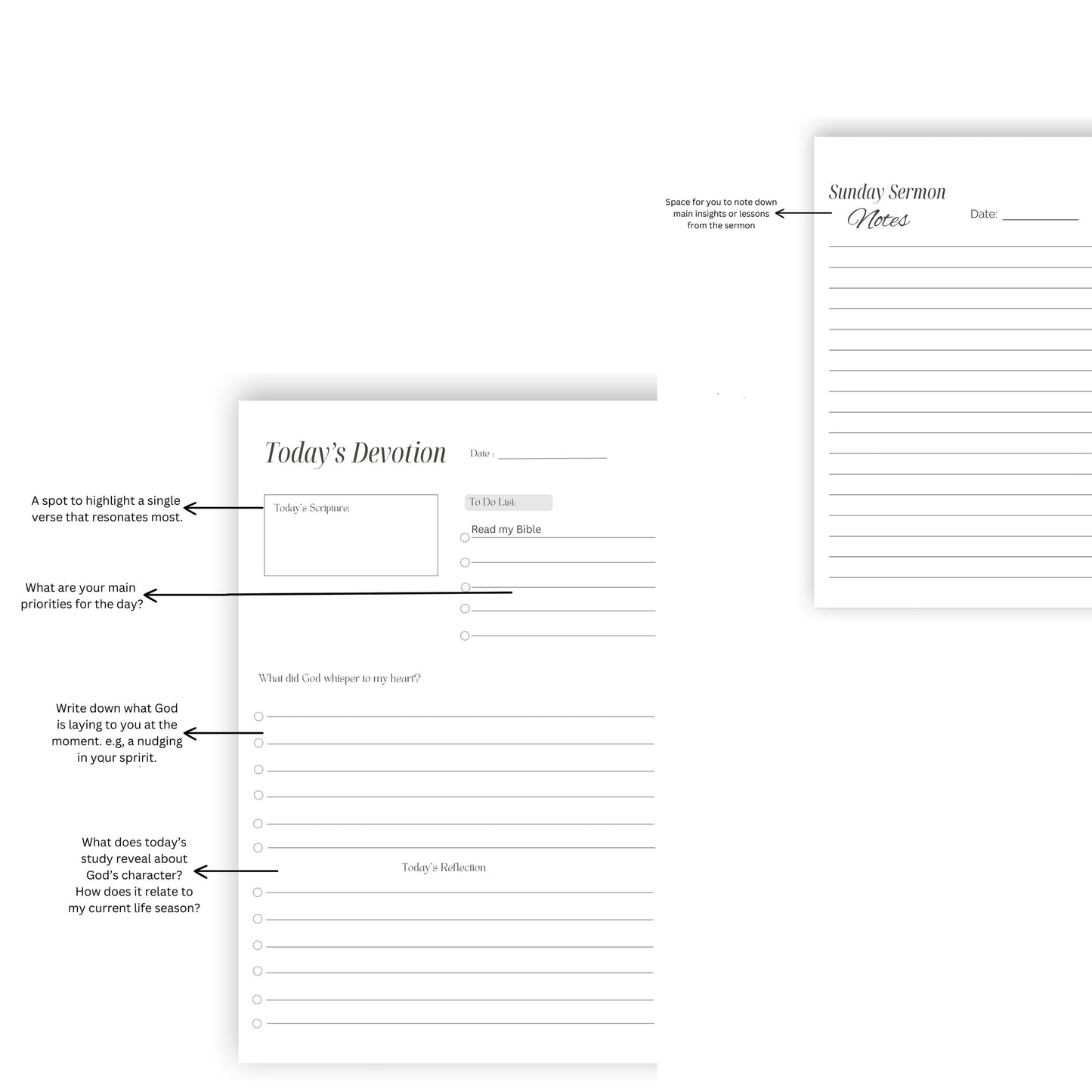 Faith and Whisper Planner