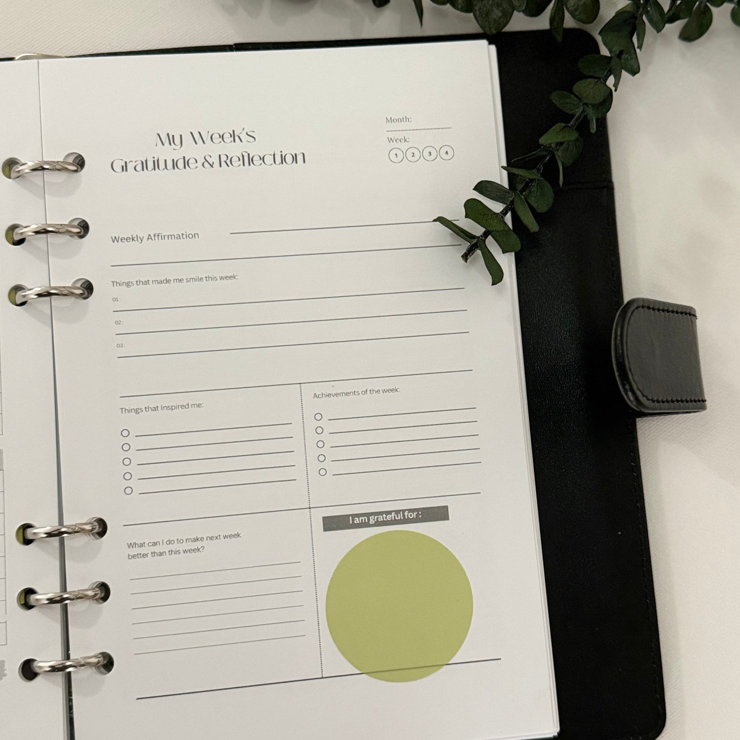 Beige All-in-One Planner
