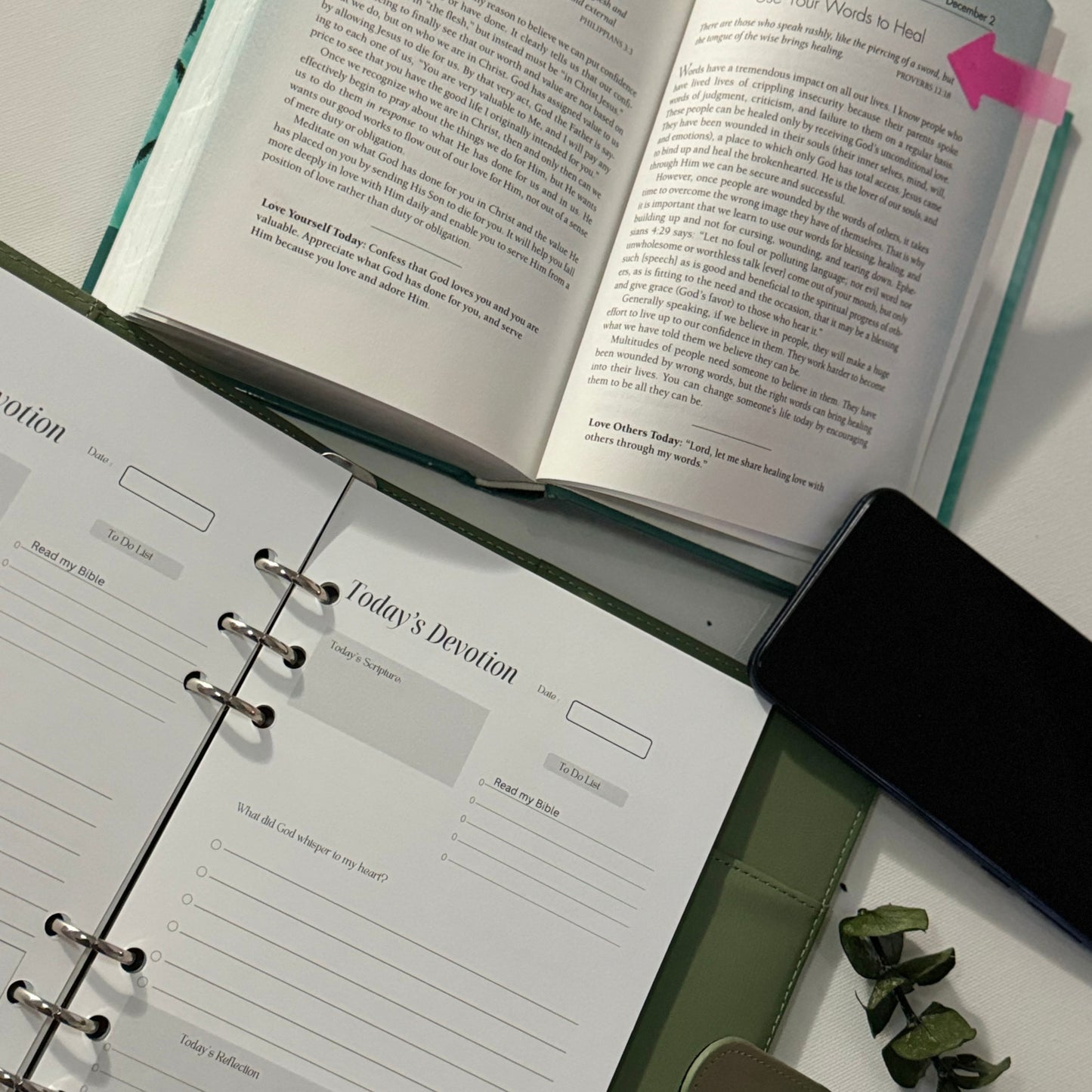 Faith and Whisper Planner