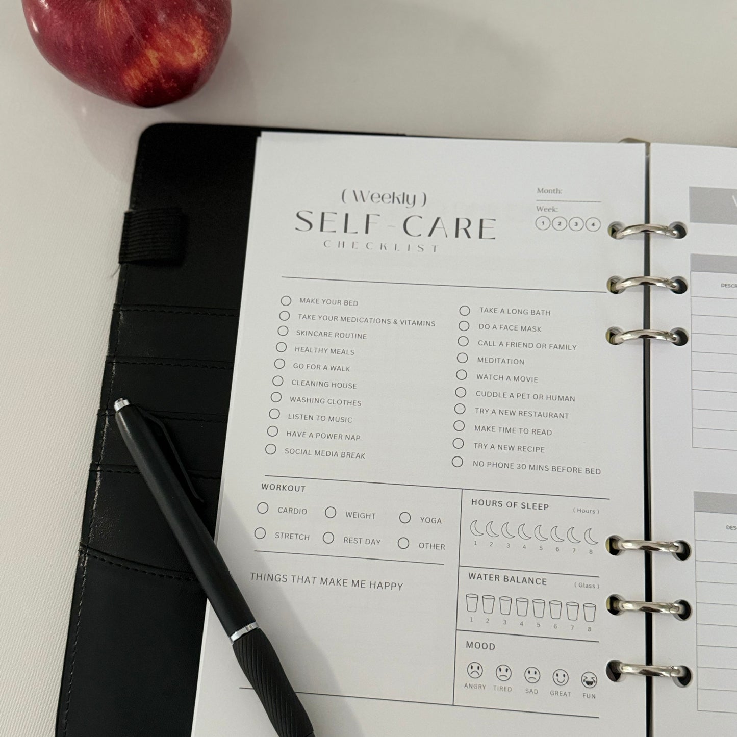 Beige All-in-One Planner